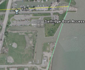 Selfridge Boat launch on Lake St. Clair